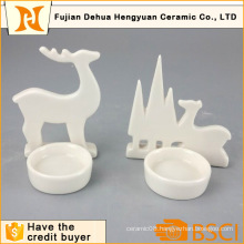 Elk Design Christmas Candle Holder (Christmas decoration)